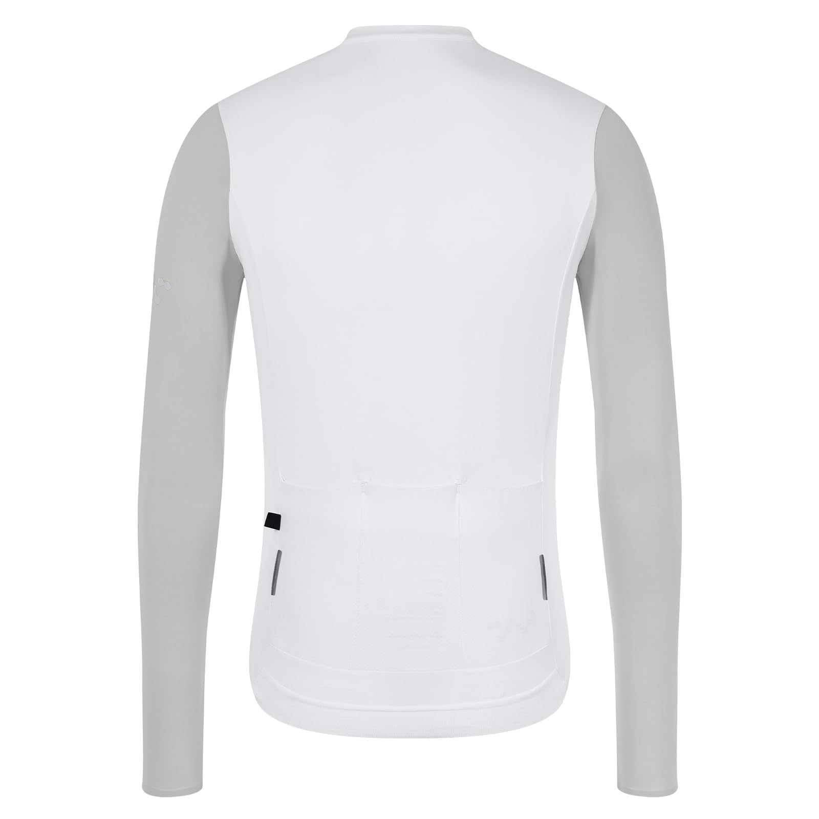 Santic Herren Radtrikot Langarm Pro Rennrad Shirt Full Zipper UPF 50+ MTB Jersey mit Taschen