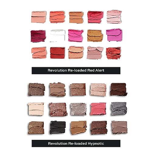 Makeup Revolution Eyeshadow Palette, Long wearing and Easily Blendable Eye with Shimmary & Matte finish, Reloaded Combo II - 33 g - Image 4