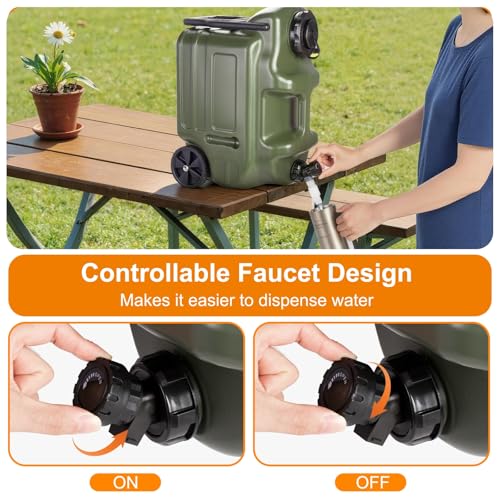 Ducha portátil para camping, kit de ducha con recipiente de 28L, bomba de 6000mAh, cabeza de ducha y boquilla, ideal para exteriores, viaje, senderismo, RV, baño de mascotas, auto y plantas miniatura 4
