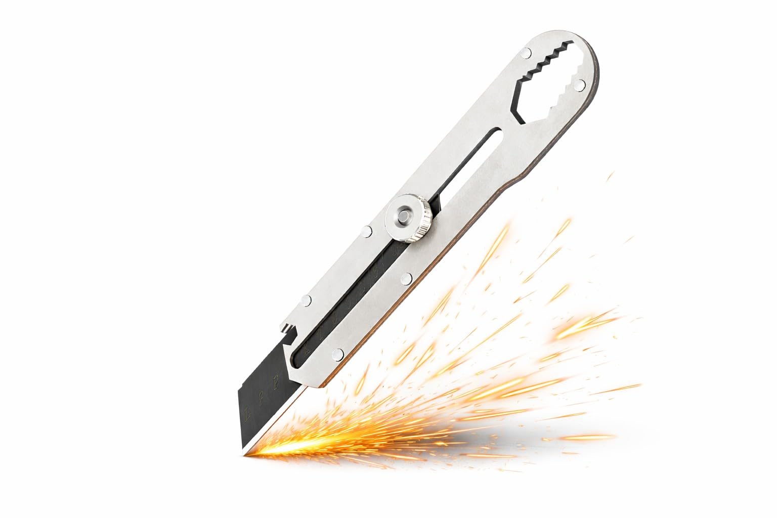 JOZSUA STORE Stainless Steel Pocket Multifuctional Utility Cutter For Box Cartons & Paper Cutter, Plus 10 Replacement Blades Free Blades-image-32