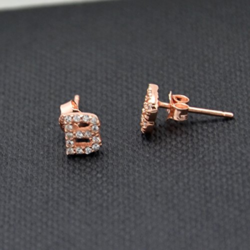 Orecchini a perno in argento Sterling 925, a forma...