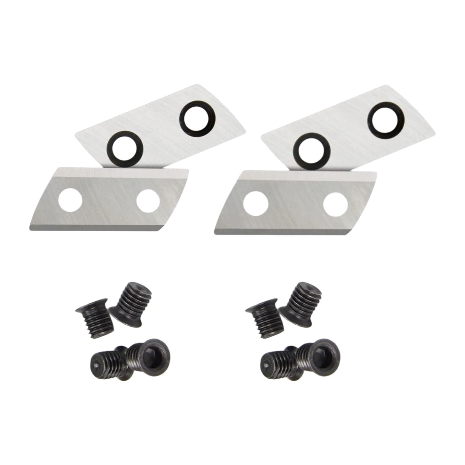 Genérico 2 Pares Cuchilla De Trituradora Jardín, Cuchillas De Repuesto Compatibles con GH-KS 2440 GC-KS 2540 BG-KS 2040 CJ601E, Cuchillas De Astilladora para Biotrituradora