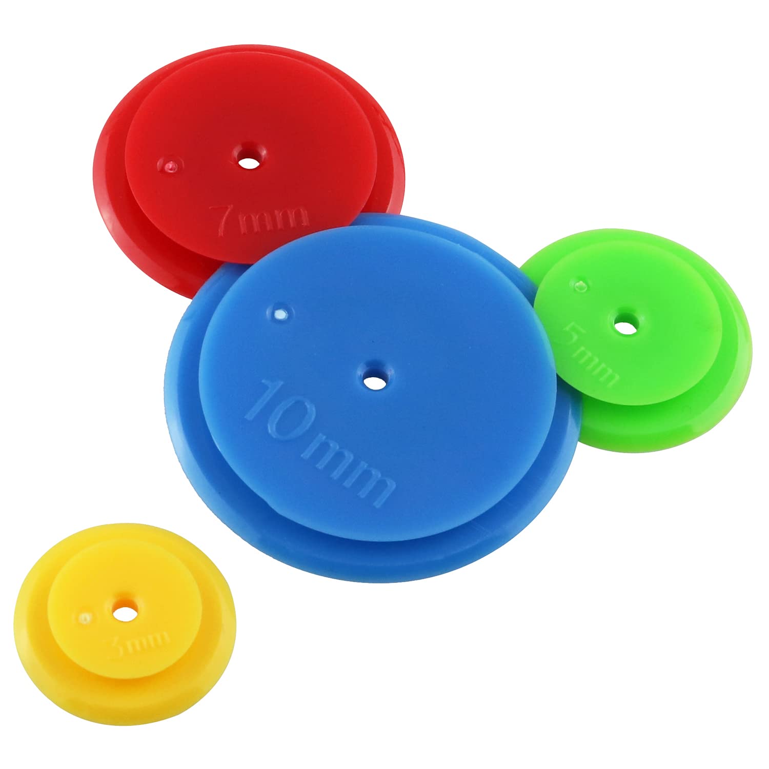 ZZLZX 4 Different Sizes Sewing Wheel Patchwork Tracing Wheel Circle Sewing Stitch Space Tracing Loom Maker Quilting Craft Tool