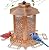 Lantern-Shaped Metal Bird Feeder for Outdoor Hanging, 3.5LB Large Capacity, Garden Decoration - Attracts Wild Birds, Durable Outdoor Bird Feeding Station for Garden Yard Outside Backyard