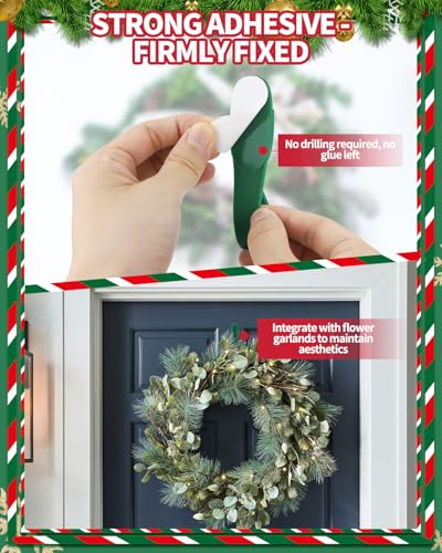 Fixation chaussette de cheminée sans trou pour décoration de Noël