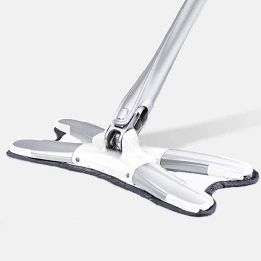 Serpillère X balai plat 360 nettoyage sol sans les mains pour carrelage et parquet