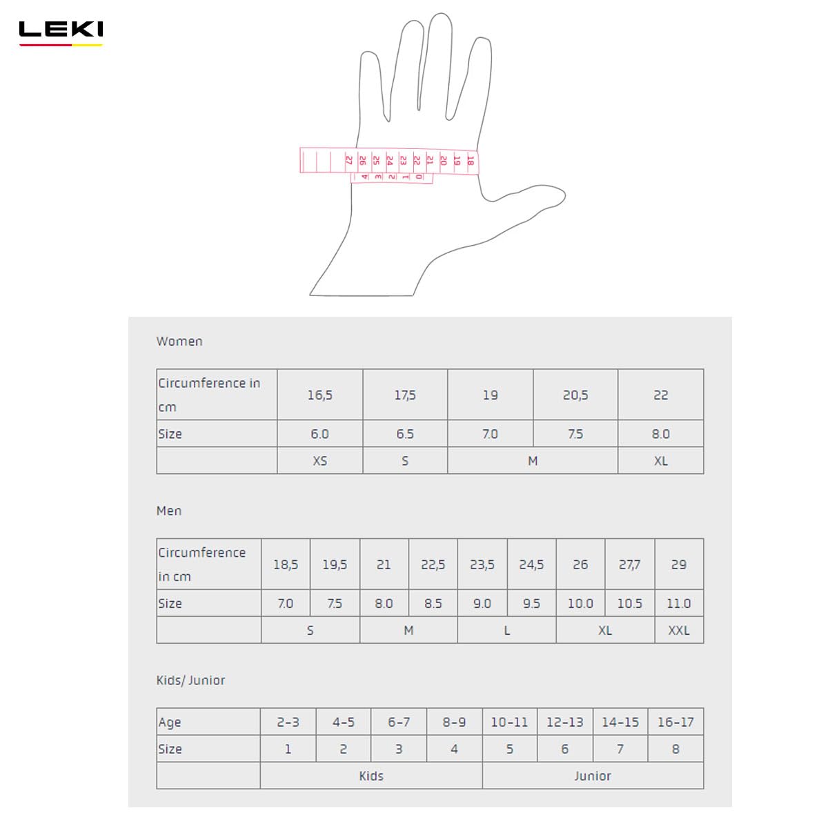 2024 Leki WCR Venom 3D Junior Mitt