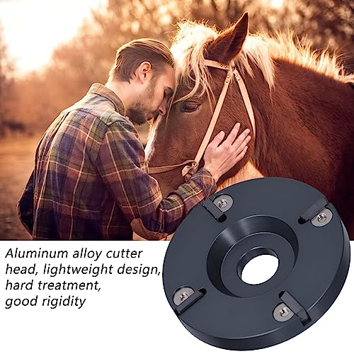 Placa de aparar cascos, cortador de casco forte durável de alta resistência com 4 lâminas para apara