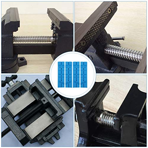 TEHAUX Duas Pinzas Pu Rua Almohadilla de Mand Íbula de Vicio- 2 Juegos de Protector de La Tapa de La