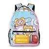 Yuantaicuifeng Casual Cute_Lankybox Schooltassen voor Meisjes & Jongens College School Kids Computer Tas Dagpakken…