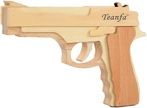Miniatura 4 de teanfa Modelo de moda banda de los juguetes pistola pistola de juguete de madera