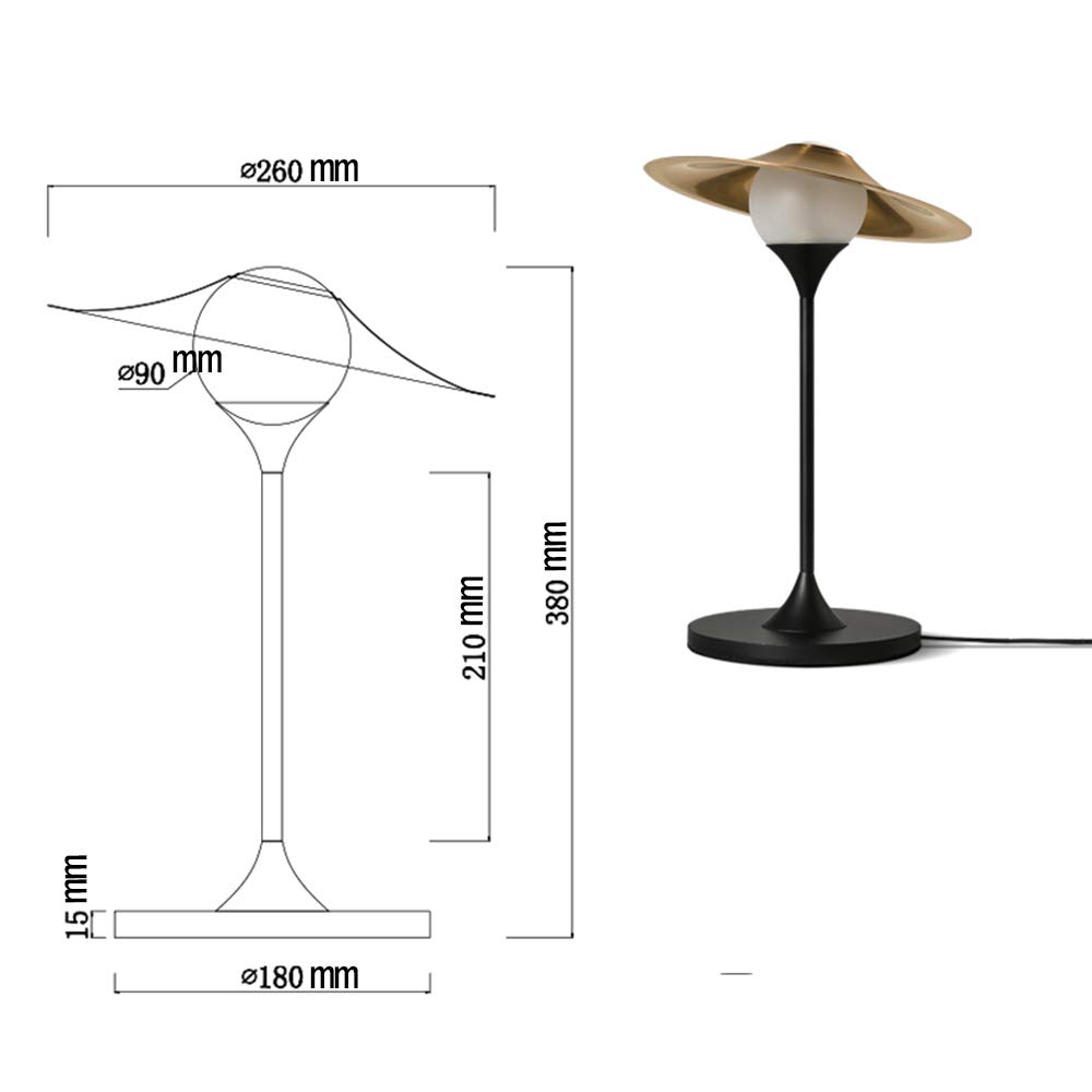 Tischleuchte Retro Metall Glas Lampenschirm Arbeitsplatzlampe Leselampe Vintage Verstellbare Schreibtischlampe Schlafzimmer Nachttisch Lampe Arbeitsplatz-Leuchte