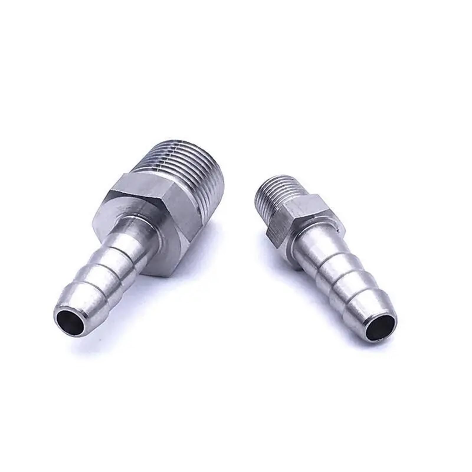 2'' NPT Male Thread x Hose Tail 304 Stainless Steel Water Pipe Fitting Reducer Joint Coupling Connector(52MM_2")