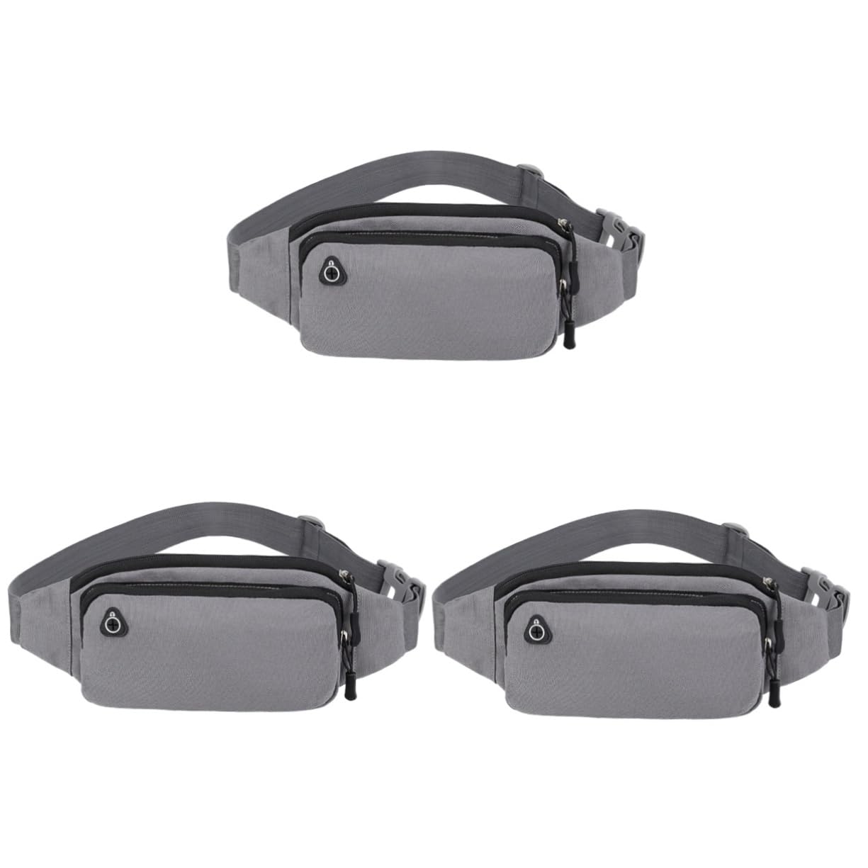 Toddmomy 3piezas Riñonera Multifuncional para Deportes Bolso De Cintura para Senderismo Correr y Viajar Gran Capacidad para Teléfono Cartera