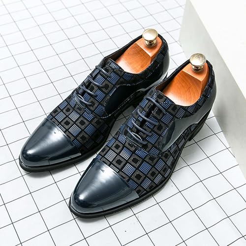 Formal Leather Shoes Men's Oxfords Fashion Pointed Toe Business Office Uniform Nightclub Prom Party Suit Banquet Derby Chukka Shoes3