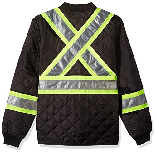 Work King Men's Hi Vis Quilted Safety Jacket2