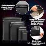 4 Pack Faraday Bags for Phones,Waterproof & Fireproof Document Bag EMP RFID Blocking Pouch for Car Keys Anti Theft - Image 4