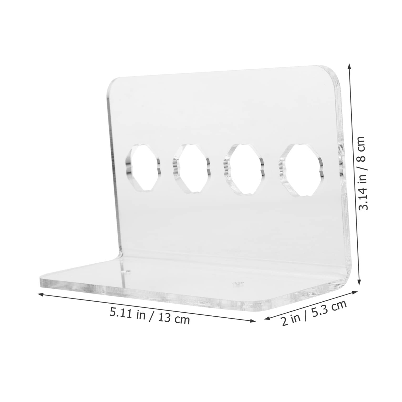 PartyKindom Hair Stylist Shear Rack Wall-mounted Scissor Holder Hair Storage Organizer Barber Tools Scissor Case