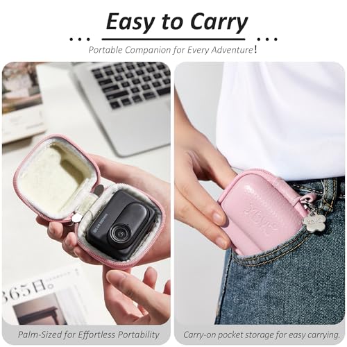 Estuche rígido rosa para cámara Insta360 GO 3S y GO 3 miniatura 6