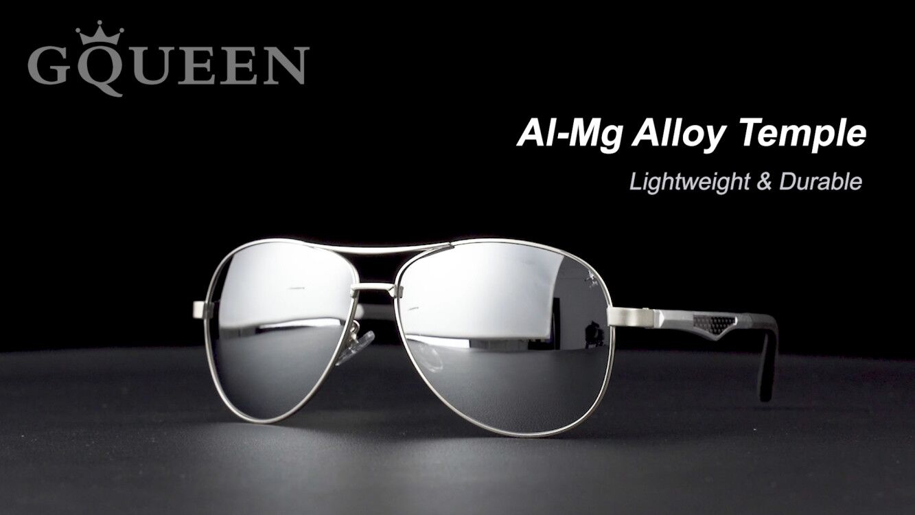 Amazon.com: GQUEEN Classic Military Style Pilot Polarized  display picture 1