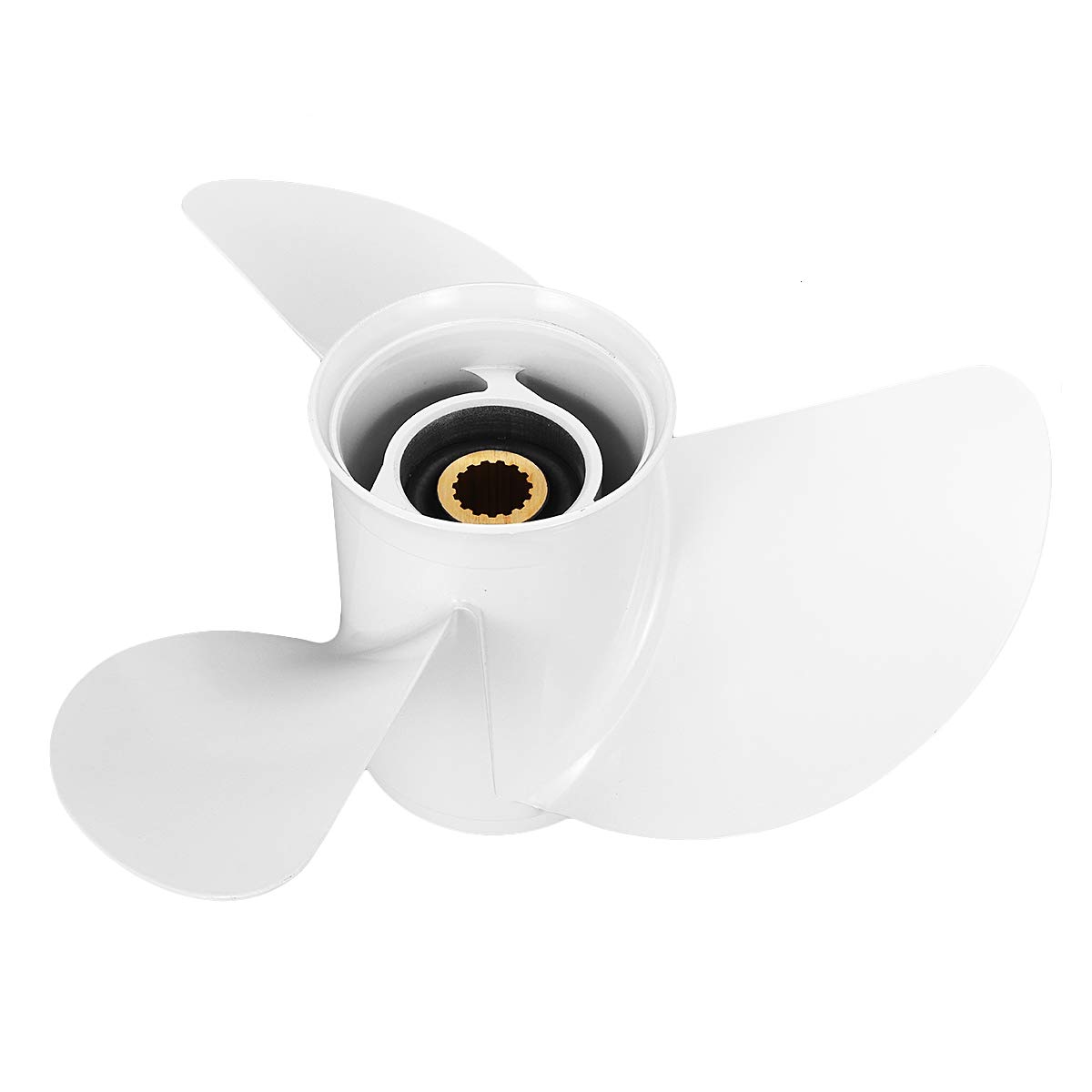 Szwaldaper Elica fuoribordo for barche marine 13 1/4 X 17 in lega di alluminio, for, for Mariner 60-115HP Set di accessori 3 pale 6E5-45945-01-EL