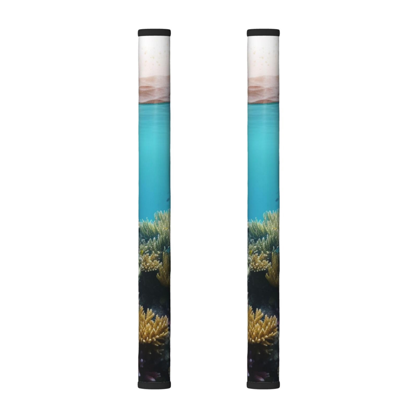 VGFJHNDF Refrigerator Door Handle Covers 2-Pack, Underwater Coral Reef Seabed Printed Protect and Decorate for Fridge Ovens Dishwashers