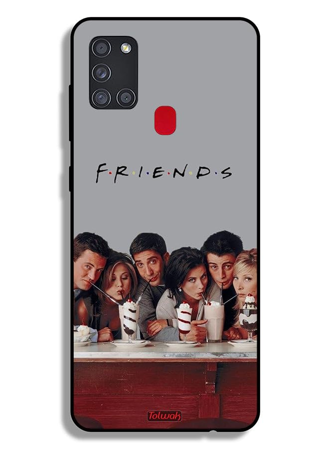 TolwakSamsung Galaxy A21S Protective Case Cover F R I E N D S Multicolor