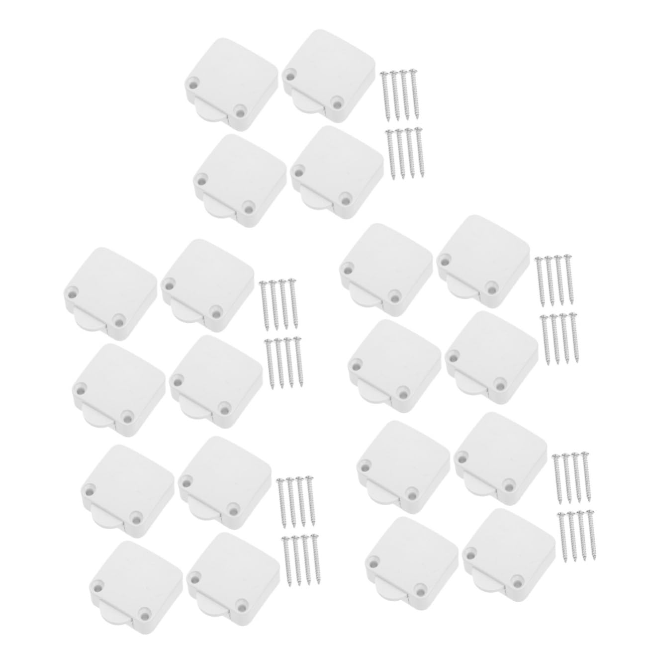 5 Series Interruptor De Armarios De Interruptores Puerta Muebles Interruptor Automático Armarios Tornillos 4 Piezas X 5
