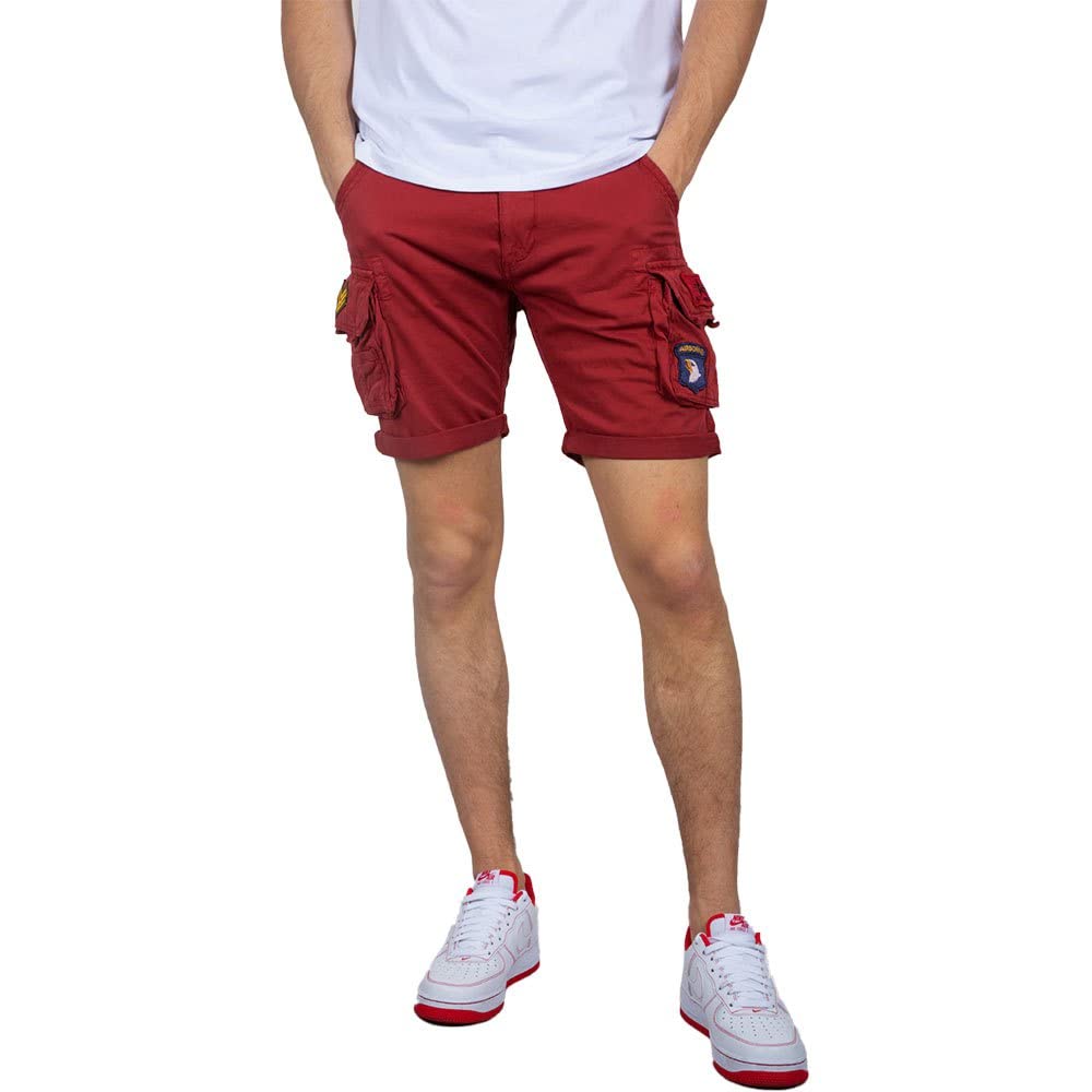 ALPHA INDUSTRIES Men's Crew Short Patch Short for Men Cargos