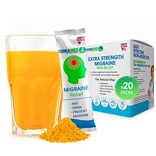 Migraine Relief Migraine Headache Relief Supplement â€“ Neurologist Recommended to Help Prevent Pain, Nausea, Sensitivity & Auras from Tension & Chronic Strain (White)