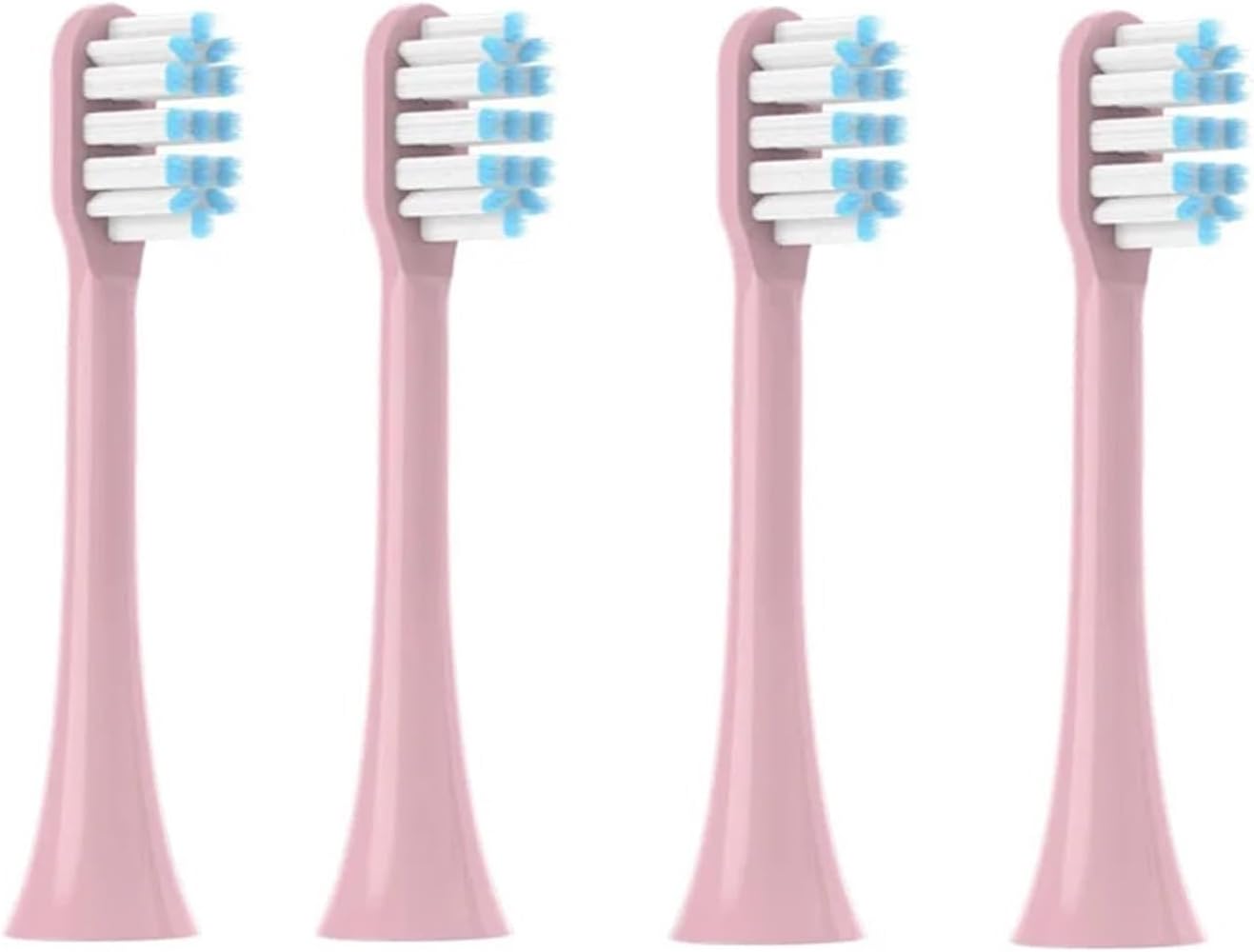 4-16Pcs Replacement Brush Heads，Compatible for SOOCAS X3/X3U/X5 Clean Soft Sonic Electric Toothbrush(16PinkBlue)
