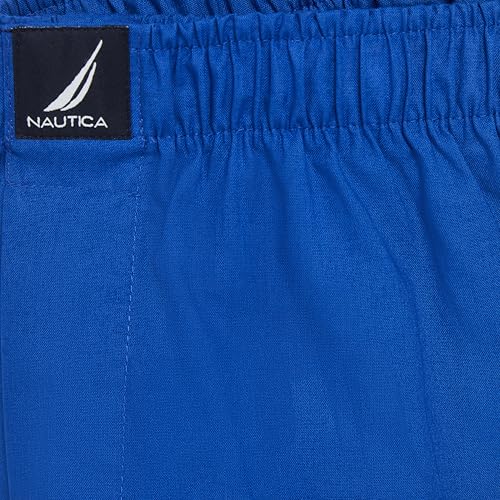 Nautica Men's Classic Cotton 3-Pack Woven Boxer2