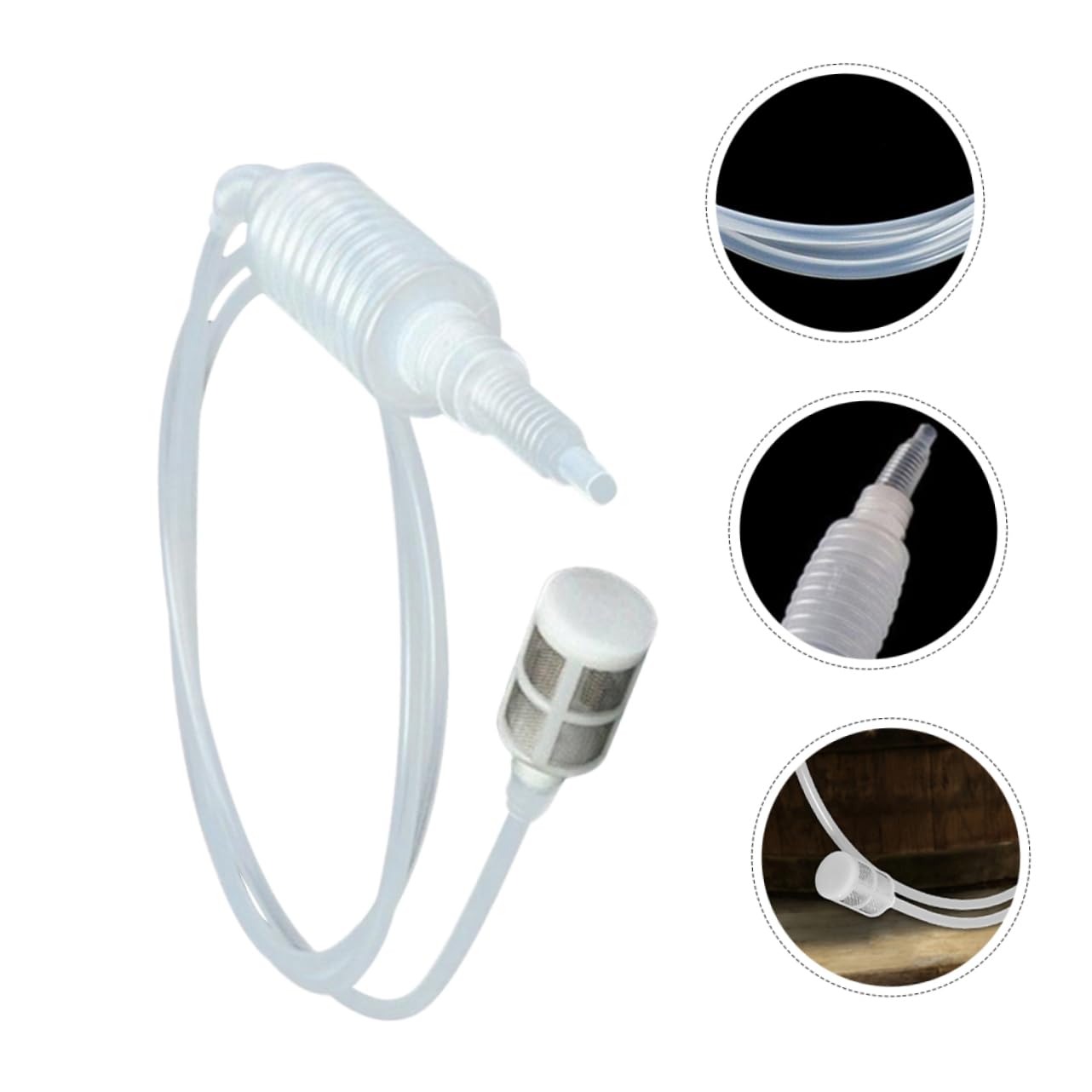 Mikinona 2sets Filters Wine Making Tube Hose Hose Home Professional Tube 2pcs*2