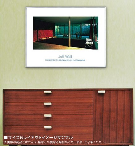 Amazon.co.jp: ポスター ジェフ ウォール Morning Cleaning 額装品 