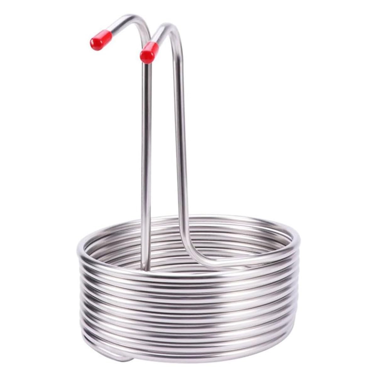 Serpentina Di Raffreddamento Della Birra Tubo Di Raffreddamento Del Mosto, Refrigeratori Del Mosto A Immersione In Acciaio Inossidabile Facile Da Pulire Ristorante Spirale Acciaio Inossidabile Birra F