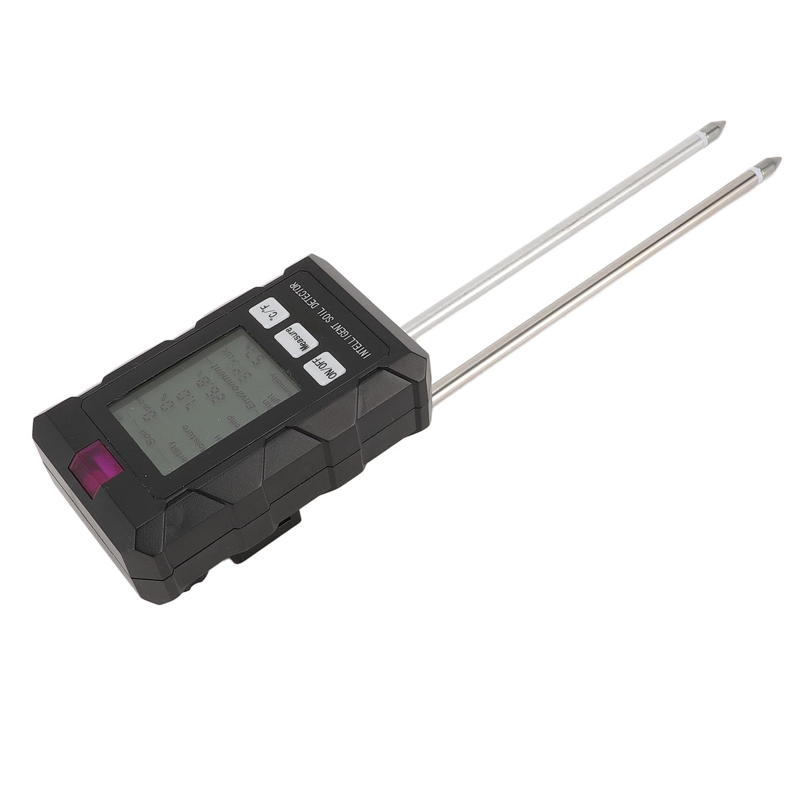 Sxhlseller Probador de Suelo 6 en 1, Probador Digital de PH del Suelo, Medidor de Humedad del Suelo, Humedad del Suelo, Temperatura de Fertilidad, Medidor Ambiental de Luz Solar con
