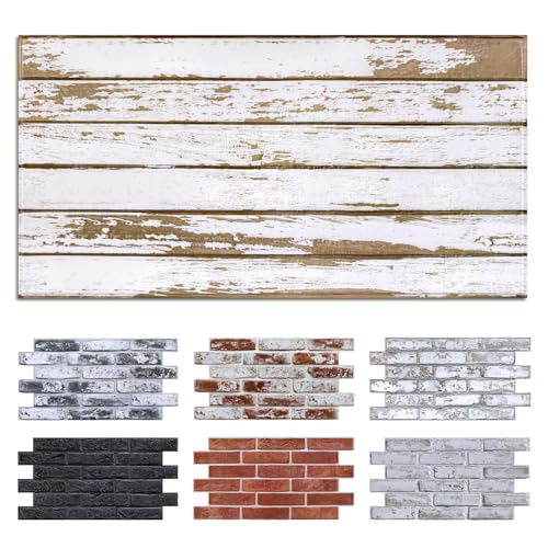 Paneles de pared de madera 3D autoadhesivos Commomy revestimiento de spa 2