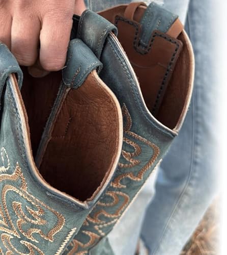 Western Boot Wallet with Snap Strap,Handcrafted Leather Boot Credit Card Holder, Fashion Boot Wallet,Leather wallet for women,Holds Multiple Cards for Women Man (Lime Green) (Lime green)4