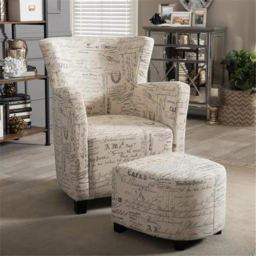 Sillón Contemporáneo Tela Diseño Blanco miniatura 2