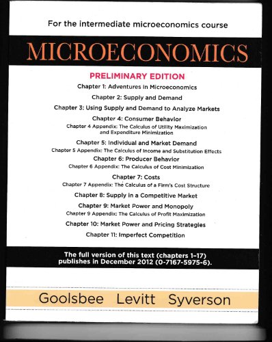 MICROECONOMICS CH.1-11 >PRELIM B01FKTYCDG Book Cover