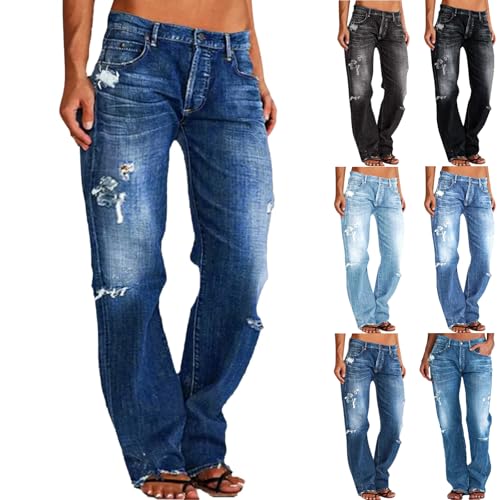 Black of Friday Deals 2024 Straight Leg Jeans for Women ...