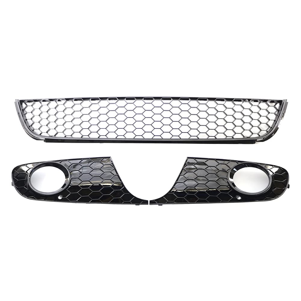 Bacar Front Fog Light Honeycomb Grill Cover Trim Car Lower