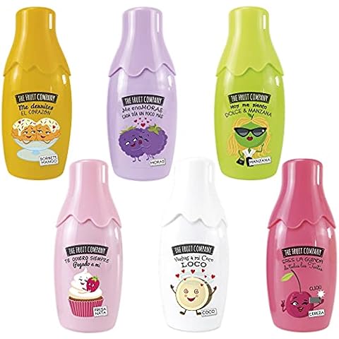 The Fruit Company - Eau De Toilette. Colonias frutales con vaporizador 40 ml, (6 Uds.) Cover