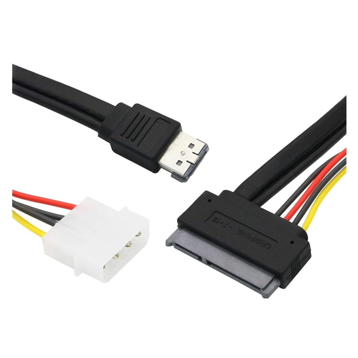 50cm ESATA Power ESATA to SATA 22pin & IDE 4pin 5V 12V Cable Adapter for 3.5" 2.5" Hard Disk Data Cable 0.5M