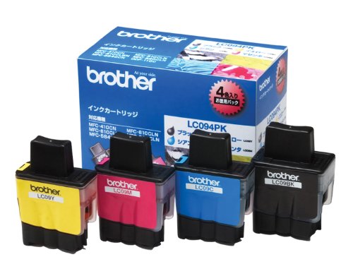 BROTHER インクカートリッジ LC09インク4色(BK, C, M, Y)