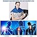 Tech Love Electric Heating Pad for Neck Shoulder and Upper Back Pain Relief Moist/Dry Heated Pad with Auto Shut Off 14” x 22” - Blue