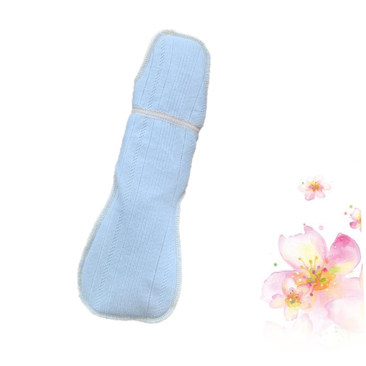 FRCOLOR Compresa sanitaria lavable de algodón para menstruación, compresas sanitarias reutilizables, compresas sanitarias sostenibles, reutilizables, compresas menstruales, almohadillas de tela