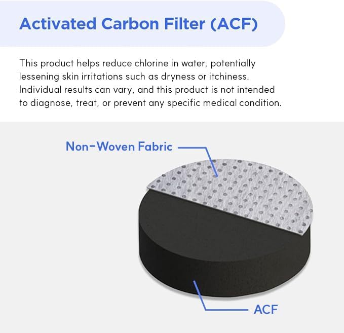 Miniatura 4 de Daelim Bath - Cabezal de ducha con filtro n. 1 de KOREA, sistema de multifiltración, fuerte presión de agua, extracción residual, fácil instalación