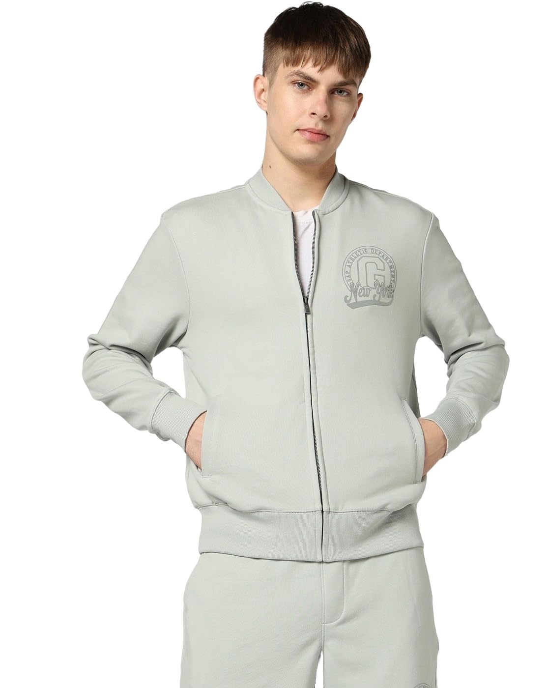 Men Stylised Full Sleeves Collared Cotton Blend Sweatshirt-image-26