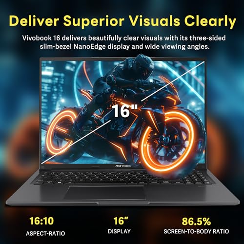 ASUS Vivobook 16" FHD WUXGA Intel i7-1255U 16GB RAM 1TB SSD miniatura 4